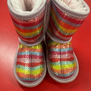 Colorful Sequin Boots-toddler size 6